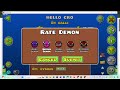 Hello cro 100% (easy demon)