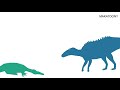 Dinosaurs Cartoons: Dinosaurs Battles -  Baryonyx vs Shantungosaurus ( Stick Nodes )