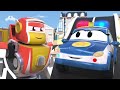 SUPER ROBOT teams up with the RESCUE SQUAD! | Robot & Firetruck Transform