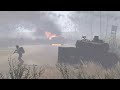 Dramatic footage shows Russia's main T-90M tanks, DESTROYED by Ukrainian LEOPARD 2A6M | At The Borde