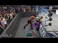 Two custom characters having trouble with a Default Damien Priest lol.(WWE 24)