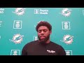 Jordyn Brooks meets with the media | Miami Dolphins