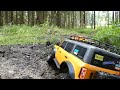 Into the Forest. RC Crawler Traxxas TRX4 Bronco 2021.