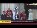 Trooping the Colour: Kate and Royal Family appear on Buckingham Palace balcony for flypast