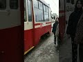 Трамвай ЛВС-97К (71-147К) Борт:8108 прибывает на остановку Ст.м 
