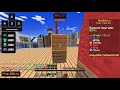 Playing Bedwars With Easy Mode l Pika Network