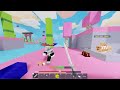 Disguising as BLOCKS with MILO KIT in Roblox Bedwars..