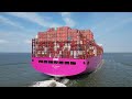 Container Ship ONE FORWARD on the Western Scheldt @ Terneuzen
