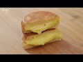 No oven! No machine! How to make Custard Cream Pancake