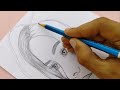 how to draw a girl - step by step // girl drawing easy // drawing for beginners