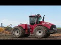 Case Steiger pulling K-Tec scrapers