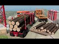 Gavril T-Series: Extremely Dangerous Logging Transport | BeamNG.Drive 0.32 Update Cinematic