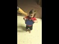 Baby laughing at broom 🧹