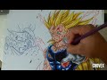 Drawing MAJIN VEGETA SSJ3- What if? - Dragon Ball Z