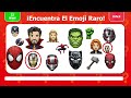 Encuentra el emoji raro | Desafío los Vengadores 🦸‍♀️🔥 Niveles fácil, medio y difícil.