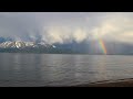 Lake Tahoe Rainbows | Gentle Waves | Nature Sounds Relaxing | 8 Hours