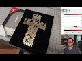 Make a Framed Lord's Prayer Cross (Lightburn, Laser Cutter / Engraver)