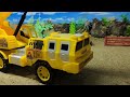 TRANSPORTING PIXAR CARS & FRUITS WITH COLORED & JOHN DEERE vs CLAAS vs TRACTORS   BeamNG drive #983