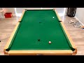 snooker highlights:  one really good pot, two trick shots and one HOBBILE misscue!!!