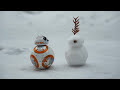 BB-8 meets a Snow Droid - Starwars new Droid