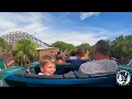 Iron Gwazi Back Row POV On Ride 5K 60FPS | Tallest RMC Hybrid Coaster in US | Busch Gardens Tampa
