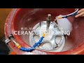 Ceramic polishing process
