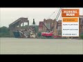 Crews working to float ship in Baltimore bridge collapse