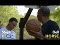 Can Steph Curry Beat Dad Dell in a Game of H-O-R-S-E? | GQ Sports