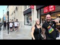 London Walk at 🥵 27 °C 🇬🇧 Piccadilly Circus to COVENT CARDEN | Central London Walking Tour [4K HDR]