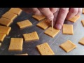 Cheesy Crackers - Homemade Cheese Crackers Recipe