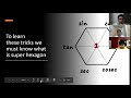 Various trignometric  formulas in a super hexagon l shishir vandanapu