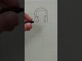 Draw a Headphone - Kid Drawing #drawing #kiddrawing