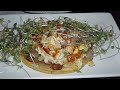 Egg, Anchovy, Cranberry Beans, Onions, Corn Tortilla, Microgreens | SEE DESCRIPTION MORE INFO |