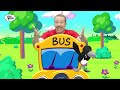 Wheels on the Big Magic Toy Bus Story with Steve and Maggie | Toys for Kids | Wow English TV