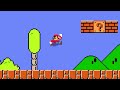 What if Mario with 999 Mini Mushroom tried to beat Super Mario Bros.?