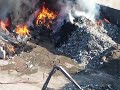 Recycling plant fire Sheffield