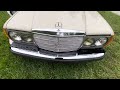 How to open stuck hood on Mercedes W123