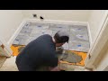 Installing TILE FLOOR for the FIRST TIME 🛠 How To Lay Tile Floor