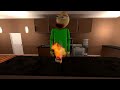 Baldi sets a steak on fire