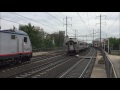 NJ Transit & Amtrak HD 60fps: Northeast Corridor Evening Rush Hour @ Elizabeth 5/17/16