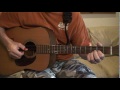 Guitar fingerpicking lesson on two strings