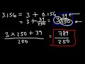 Decimals to Fractions