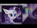 Mlp SpeedPaint 🌈Rarity with a rainbow in her eyes🌈