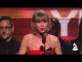 Watch Taylor Swift Become The First Woman To Win Album Of The Year Twice In 2016 | GRAMMY Rewind