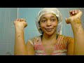 Ayuverdic Hair Wash Day Vlog! Get those healthy curls back! #ayurvedic #washday #naturelovers