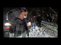 STUCK and SMASHED! WILD night of snow wheeling @ Rocky Glen OHV