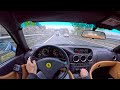 POV - 2000 Ferrari 550 Maranello - Relaxing ASMR rainy day