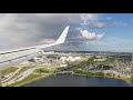 GORGEOUS MIAMI APPROACH | American Airlines B757 landing at MIA