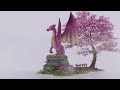 Building a Majestic Spring Dragon in Minecraft