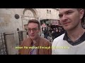 The Underground Street of Via Dolorosa in Jerusalem